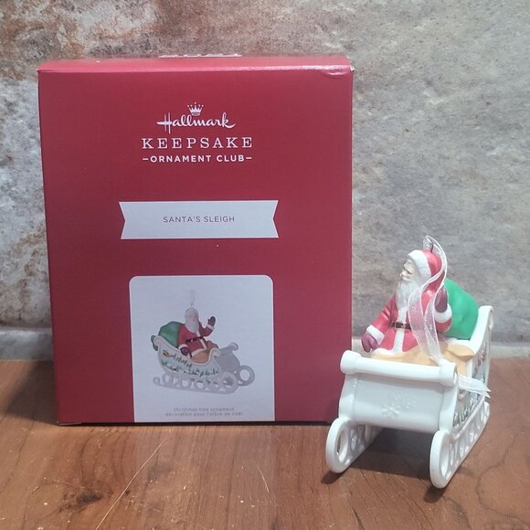 Hallmark Christmas Ornament Santas Sleigh 2021 - Picture 1 of 12